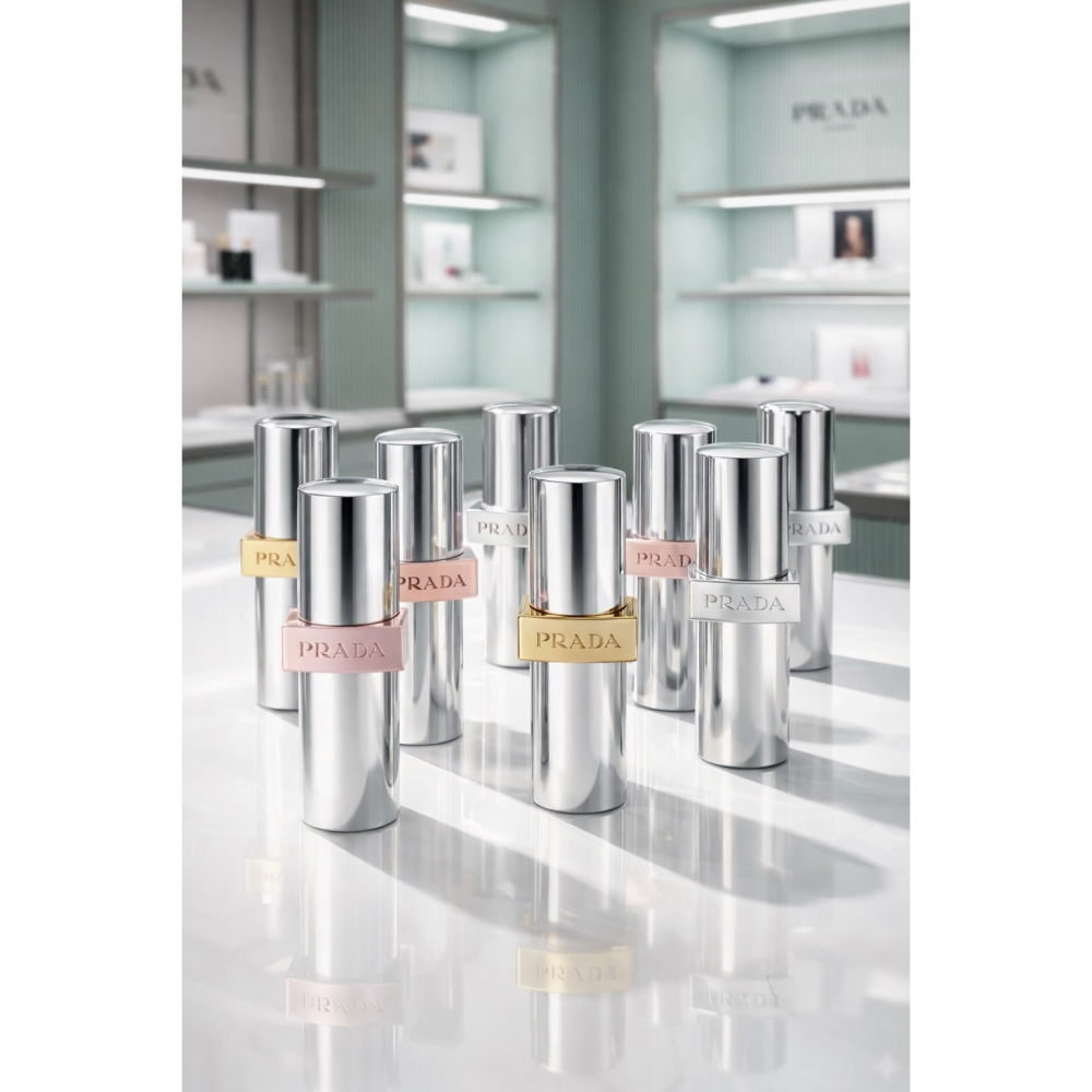 PRADA 革紋極霧/尼龍柔霧/原生稜光水唇膏 1.6g 體驗版 國際航空版-細節圖3