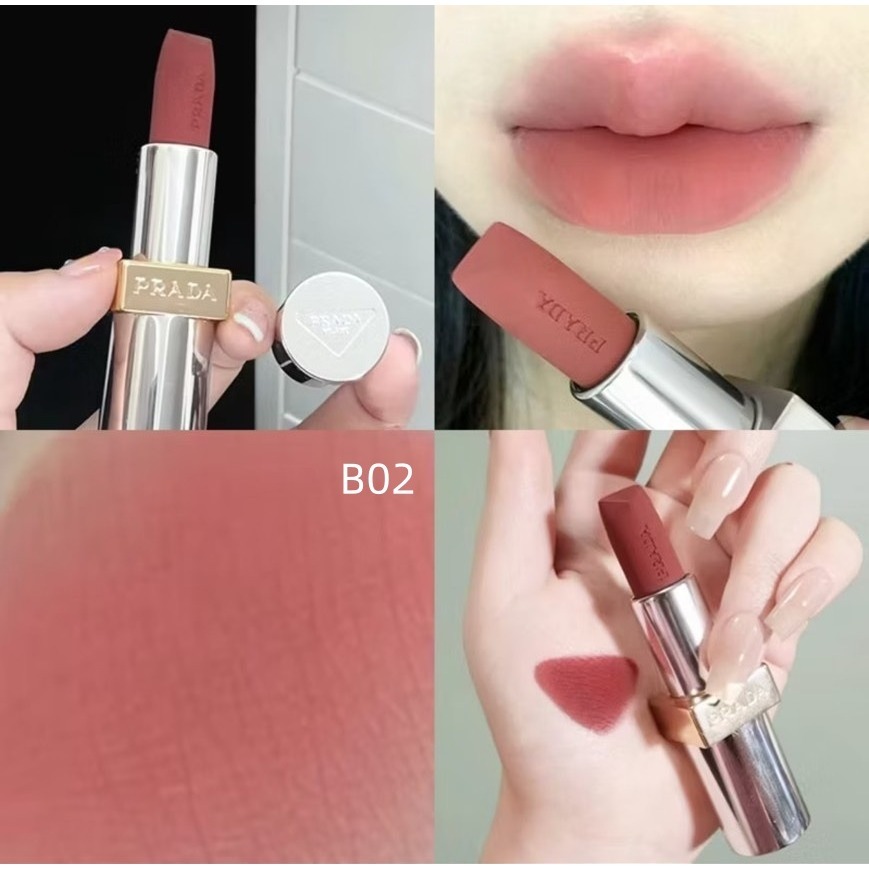 【7-ELEVEN 門市團購】PRADA 革紋極霧/尼龍柔霧/原生稜光水唇膏 1.6g*2支 體驗版-細節圖6