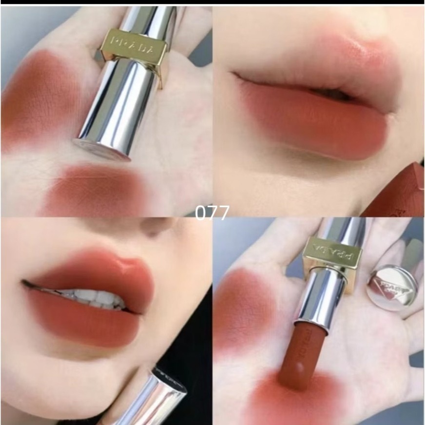 【限時購】PRADA 革紋極霧/尼龍柔霧/原生稜光水唇膏 1.6g*2支 體驗版-細節圖5