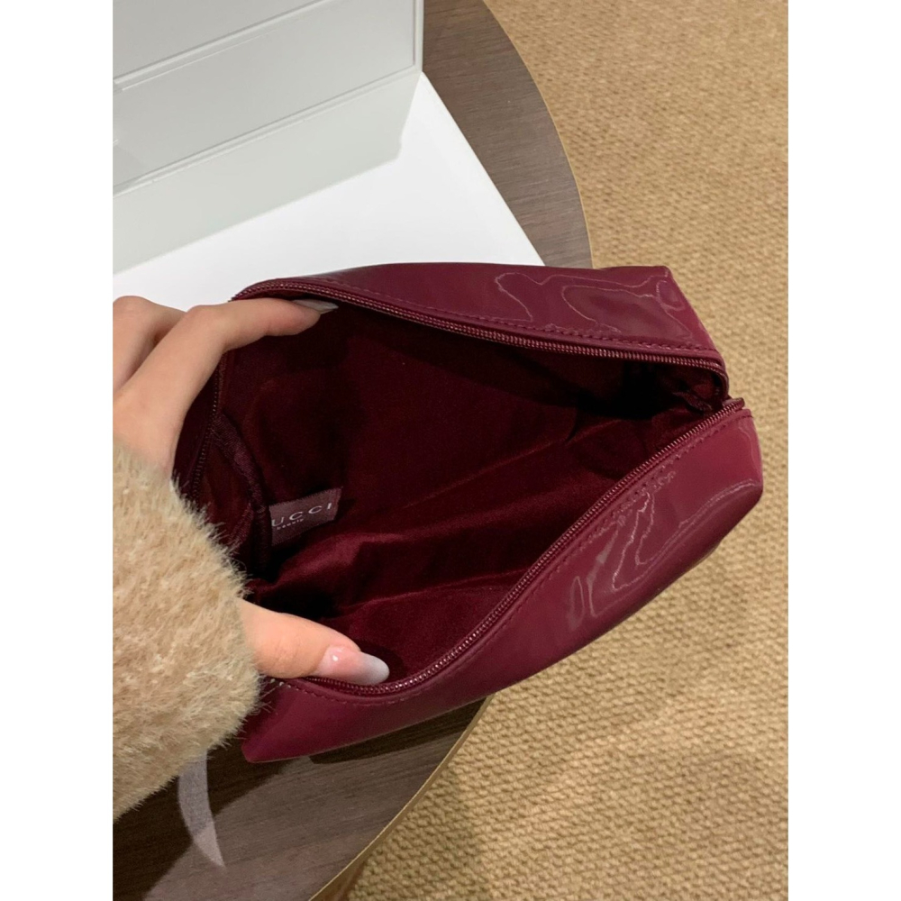 【限量只有6個】GUCCI 古馳安可拉紅漆皮包 像水面流動般的迷人光澤微微流轉 質感高級-細節圖2