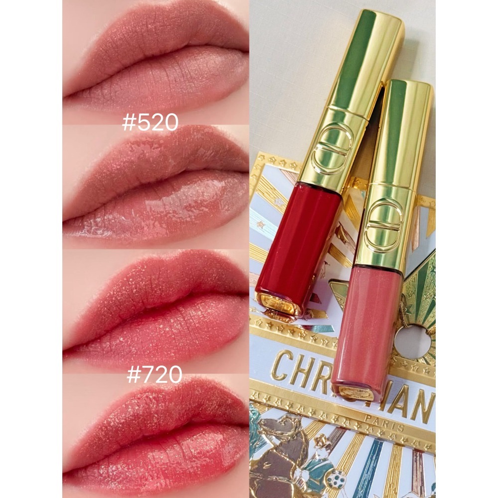 【限時購】DIOR 迪奧金緻雙頭唇釉 3ml+2.5ml 體驗版 澳洲免稅版 任選二支-細節圖2