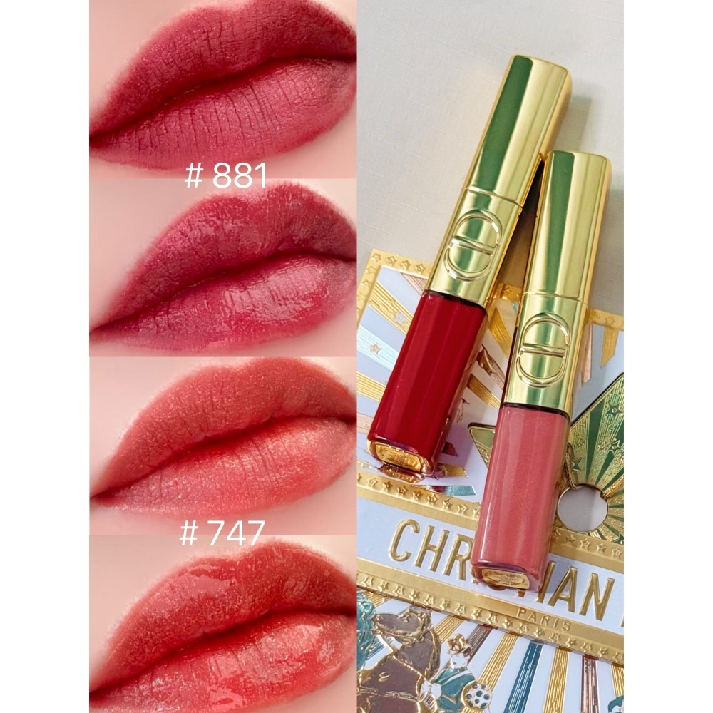 【限時購】DIOR 迪奧金緻雙頭唇釉 3ml+2.5ml 體驗版 澳洲免稅版 任選二支-細節圖3