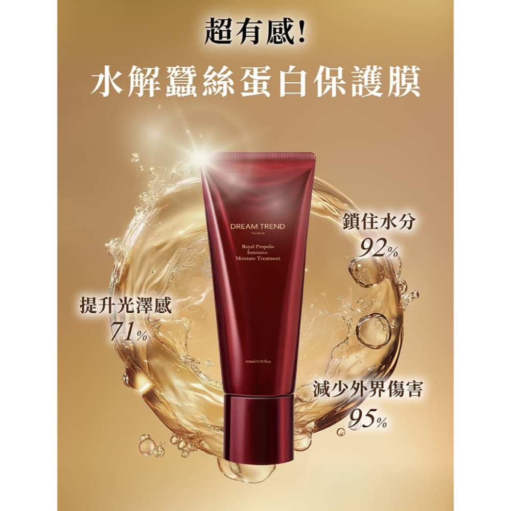 蜂王乳深層修護柔順組 皇家蜂王乳瞬柔洗髮浴300ml+髮膜200ml+送 果酸極致修護精華（經典） 5ml-細節圖5