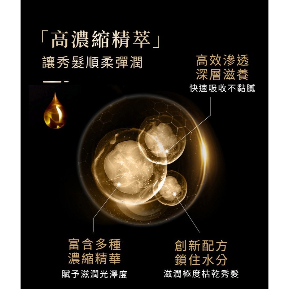 蜂王乳深層修護柔順組 皇家蜂王乳瞬柔洗髮浴300ml+髮膜200ml+送 果酸極致修護精華（經典） 5ml-細節圖11