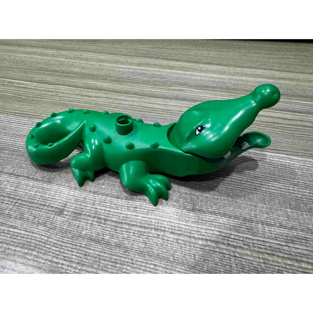 售 二手 正版 樂高 得寶 Duplo 鱷魚。-細節圖2