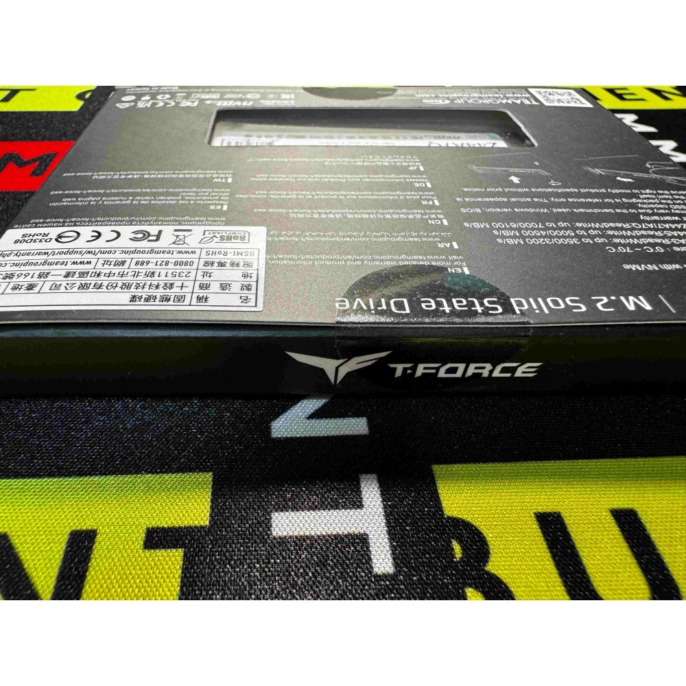 [詢問前請先看內文]  售 全新未拆封 Team 十銓T-FORCE Z44A7Q 4TB M.2 PCIe 固態硬碟。-細節圖3