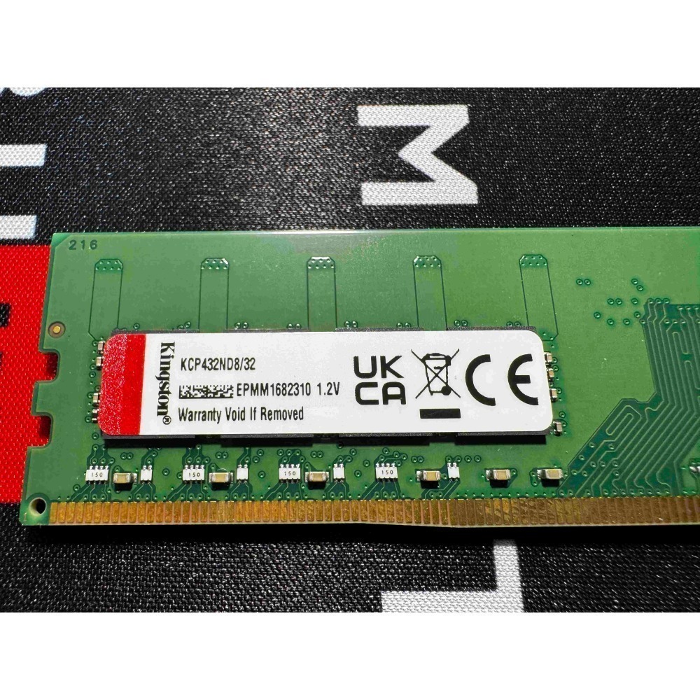 [詢問前請先看內文]  售 原廠終身保固 金士頓 DDR4 3200 32GB(KCP432ND8/32) 桌機記憶體。-細節圖3