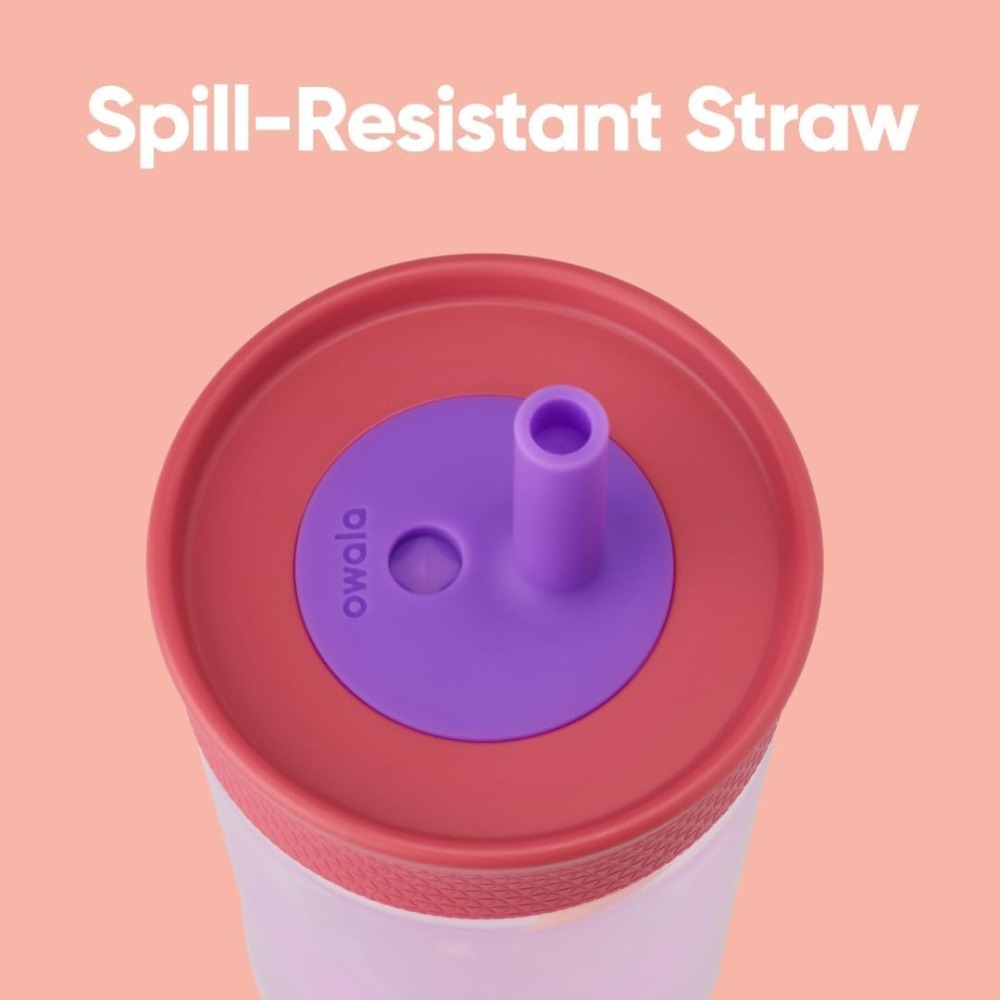 現貨 Owala Tumbler 兒童水壺 好吸 OWALA水壺 免運+折價+OP點數可折抵  紫丁香 丁香火箭-細節圖2