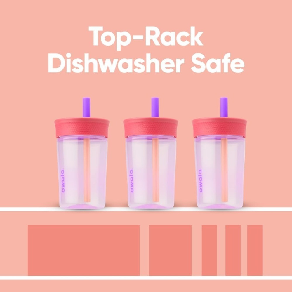 現貨 Owala Tumbler 兒童水壺 好吸 OWALA水壺 免運+折價+OP點數可折抵  紫丁香 丁香火箭-細節圖4