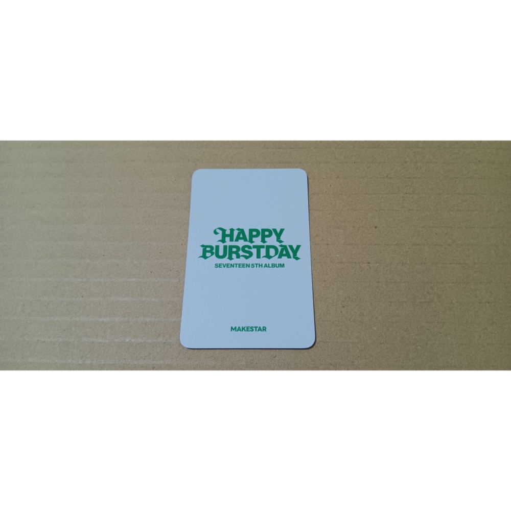 J💽現貨 SEVENTEEN HAPPY BURSTDAY MS特典閃卡小卡 THE 8 徐明浩-細節圖2