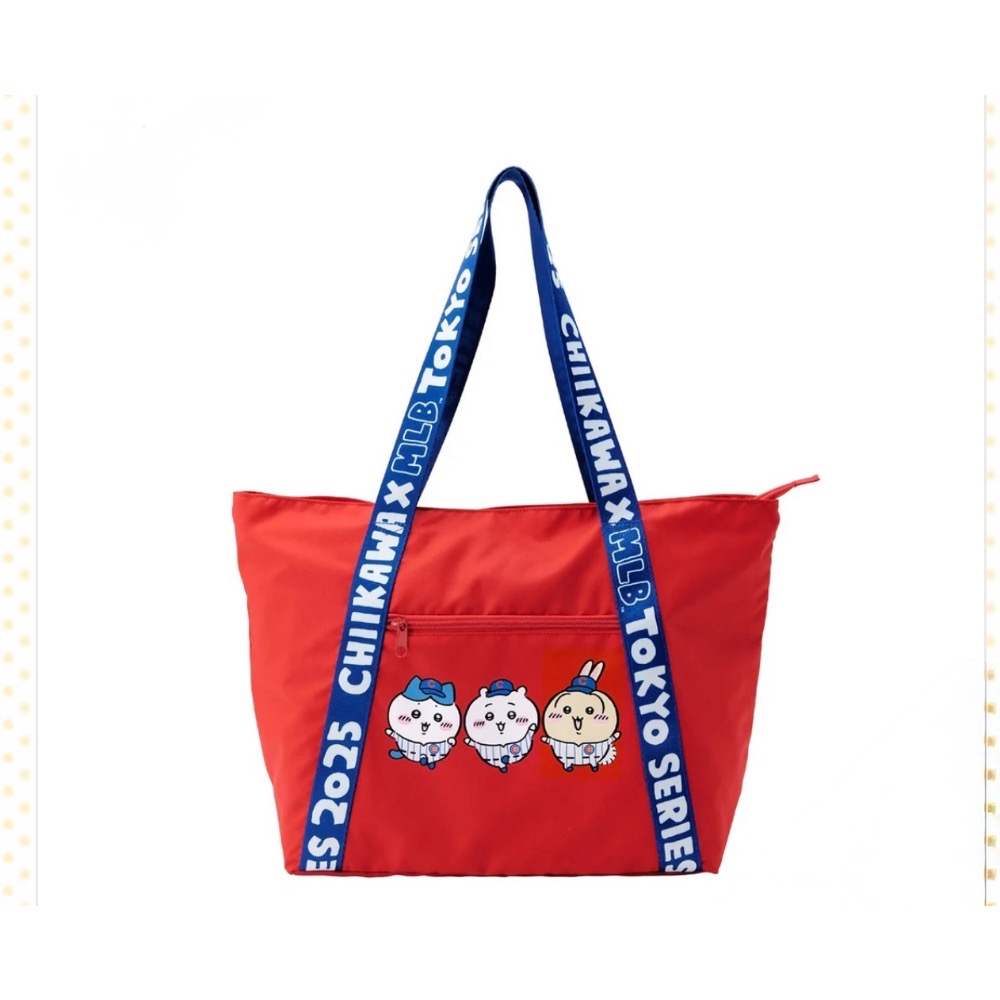 現貨！日本🇯🇵吉伊卡哇×MLB TOKYO SERIES 托特包 (小熊隊) 長運動毛巾 小方巾-規格圖9