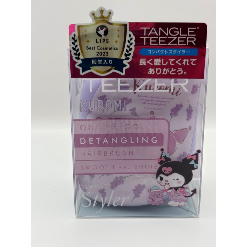 現貨！日本🇯🇵Tangle Teezer史努比、三麗鷗聯名款的Compact Styler順髮梳 庫洛米 大耳狗-規格圖6
