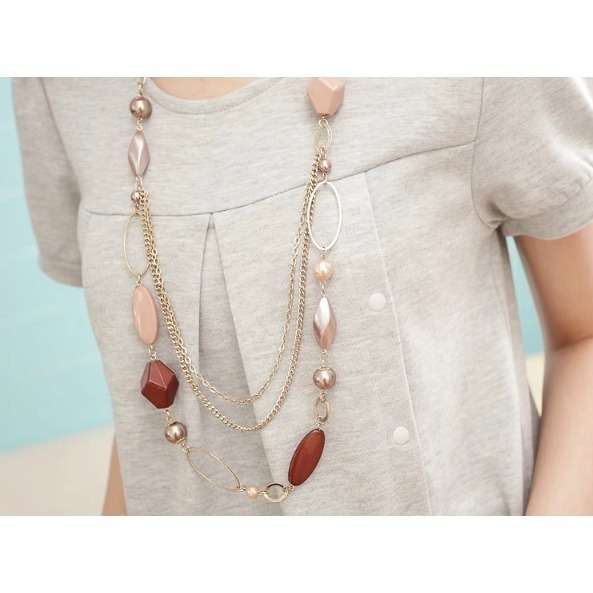 【亞米小舖】日本孕婦裝外出哺乳衣 孕婦上衣 春夏秋可穿G190-細節圖4