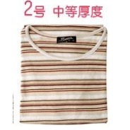 【 亞米小舖】日本短袖孕婦裝上衣 優質全棉哺乳衣 彩條紋-規格圖2
