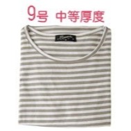 【 亞米小舖】日本短袖孕婦裝上衣 優質全棉哺乳衣 彩條紋-規格圖2
