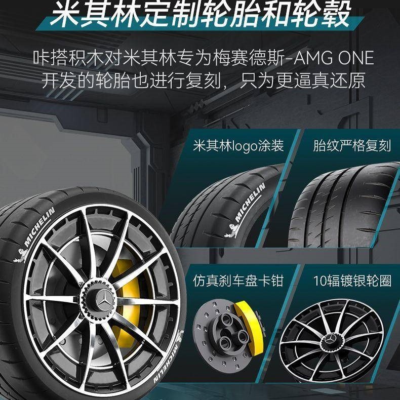 【免運】【台灣公司貨】咔搭CaDA C61503 Mercedes-AMG ONE 1:8 賓士原廠授權-細節圖3