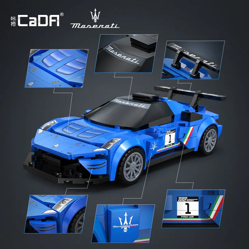CaDA C55031 瑪莎拉蒂 GT2(1:24) 車廠授權-細節圖3