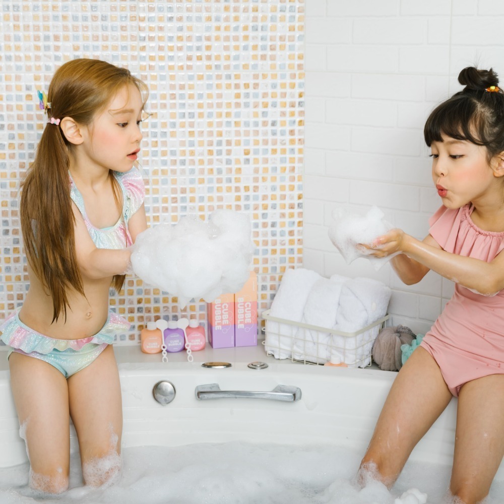cocoheali萌色兒童三色方塊沐浴泡泡300ml(贈吹泡泡器)-細節圖4