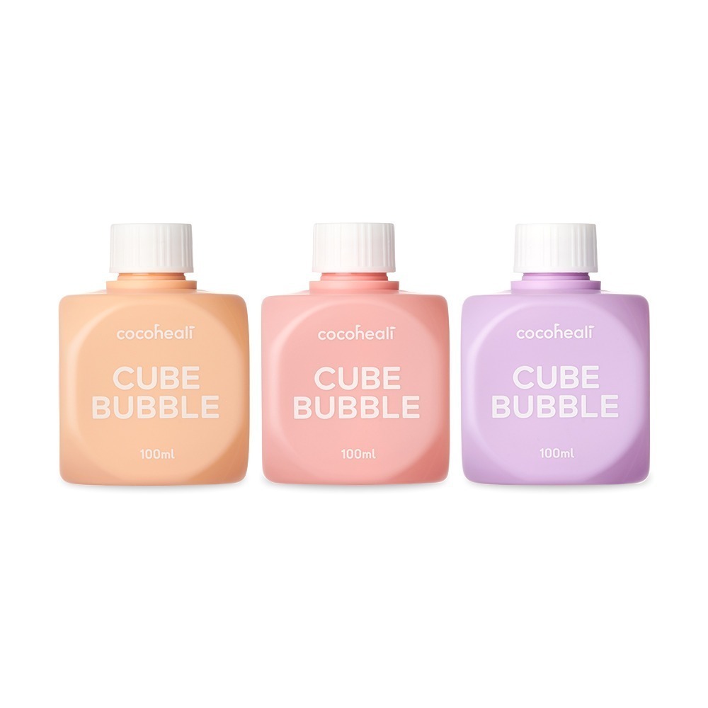 cocoheali萌色兒童三色方塊沐浴泡泡300ml(贈吹泡泡器)-細節圖3