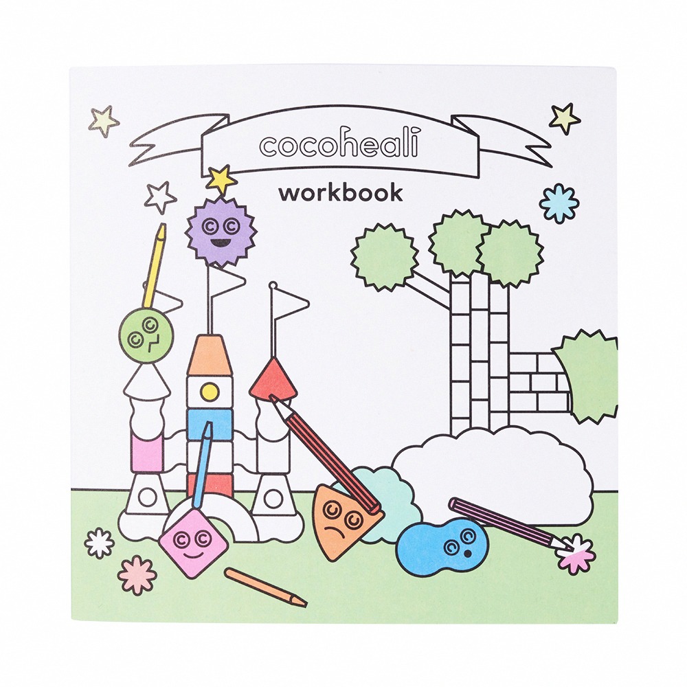 cocoheali 萌色兒童玩樂旅行塗鴉組(植物性 溫和 保濕 滋養 洗髮露 沐浴露 乳液 繪本 蠟筆 旅行組 塗鴉)-細節圖4