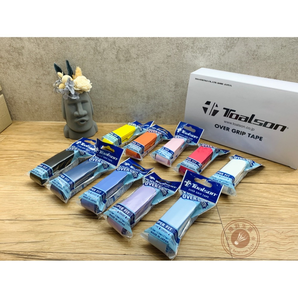 【唯羽生活】TOALSON【終極龍骨】握把布 握把皮 羽球 網球 桌球 壁球 匹克拍【超黏手 + 超吸汗 + 超立體】-細節圖2