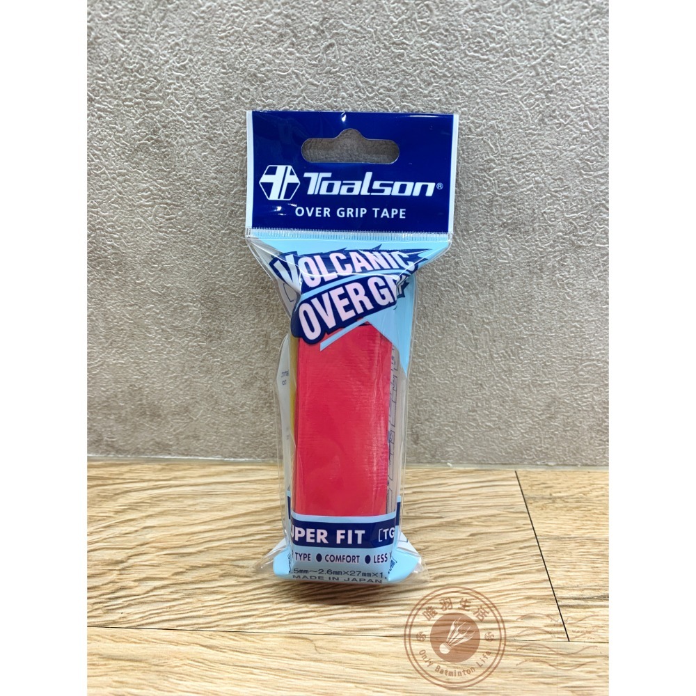 【唯羽生活】TOALSON【終極龍骨】握把布 握把皮 羽球 網球 桌球 壁球 匹克拍【超黏手 + 超吸汗 + 超立體】-規格圖2