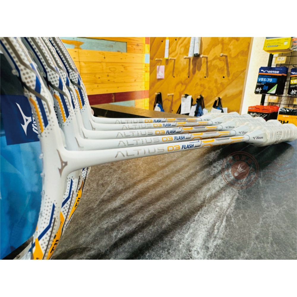 【唯羽生活】MIZUNO【03 FLASH】羽球拍 美津濃 中租 選手拍 ALTIUS 03 FLASH 閃動 糖水拍-細節圖3