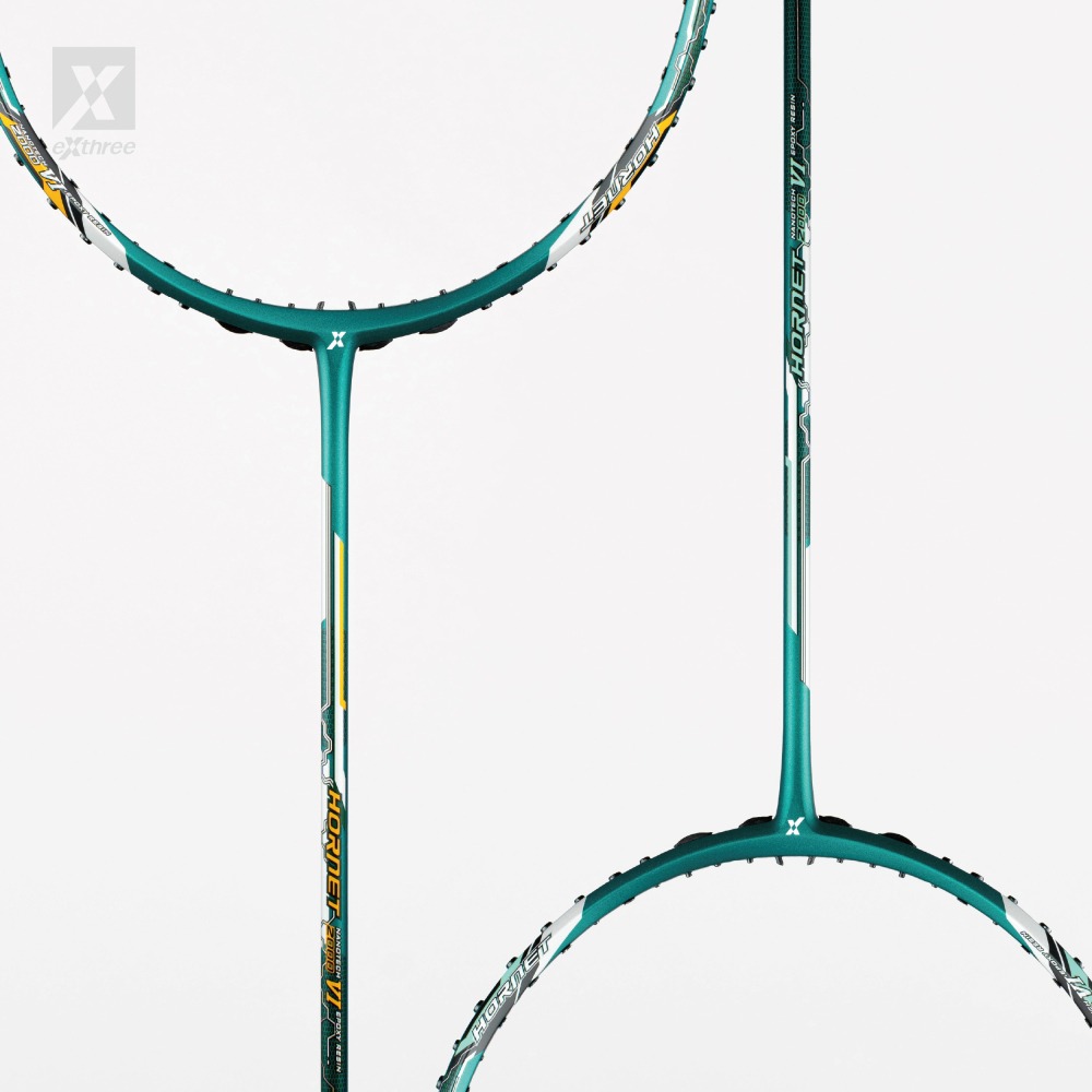【唯羽生活】eXthree【HORNET Ⅵ】綠蜂 羽球拍 超力 大黃蜂 六代 羽拍 國民神拍-細節圖4
