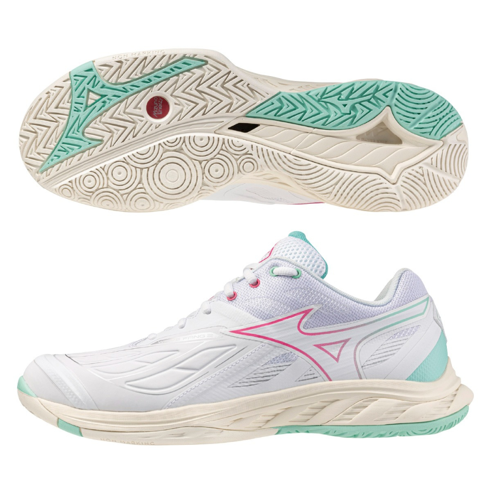 【唯羽生活】Mizuno美津濃 WAVE FANG 2 羽球鞋 71GA231340 寬楦 3E 羽毛球鞋-細節圖3