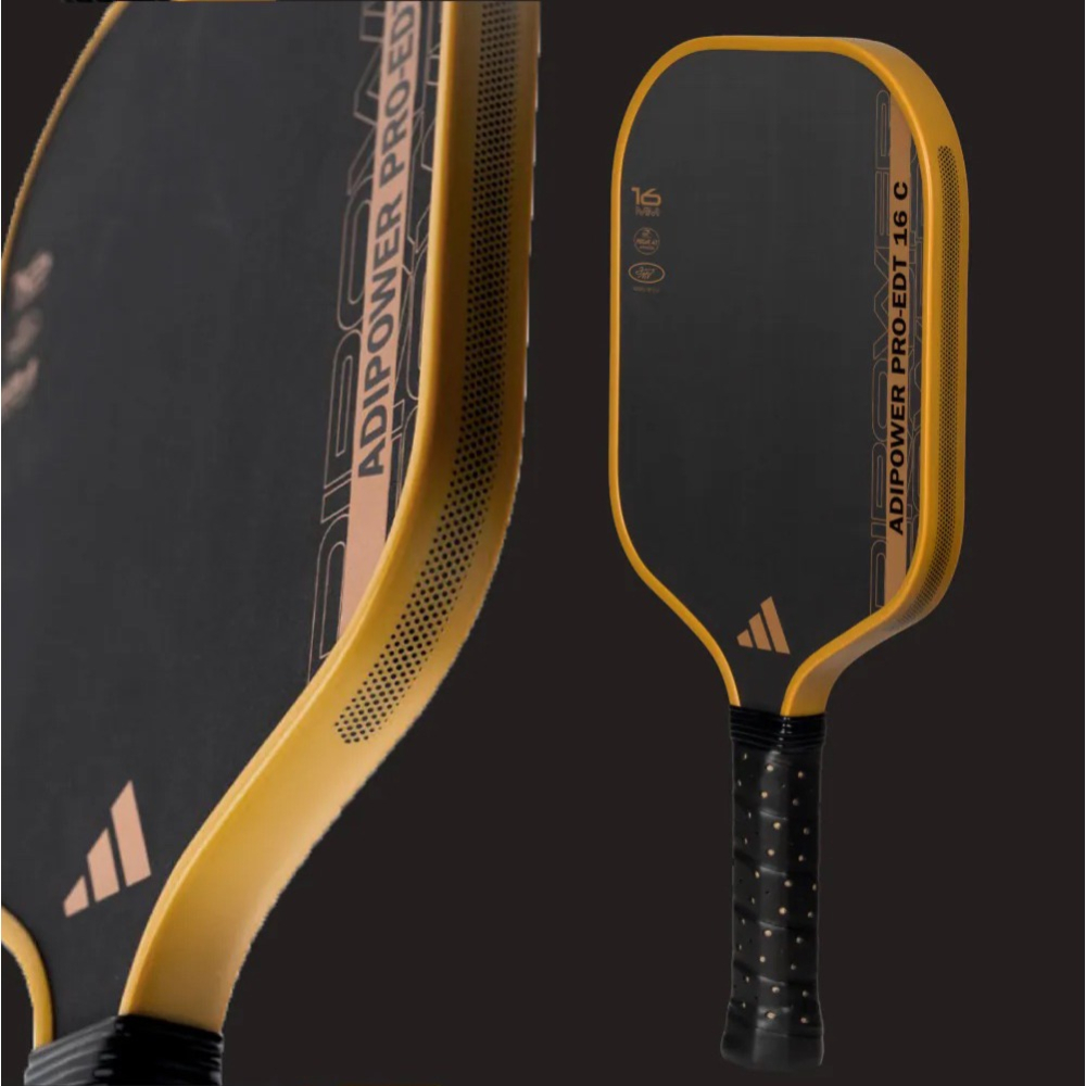 【唯羽生活】adidas【Power Pro EDT C】16mm 匹克球拍 高階 玩家拍 匹克球 一級碳纖維-細節圖5