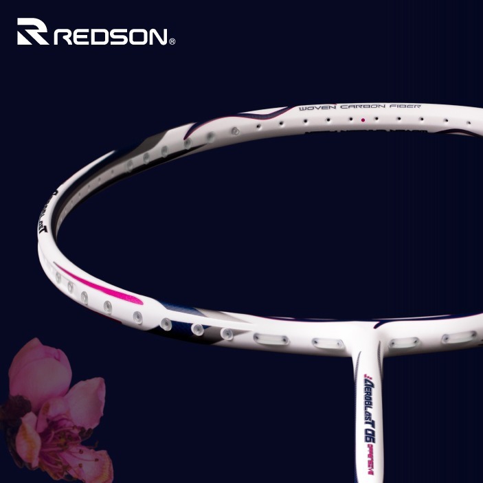 【唯羽生活】REDSON【AT-06】羽球拍 白琉璃紺 AEROBLAST 06 羽拍 AT06 Stiff 戚又仁-細節圖4