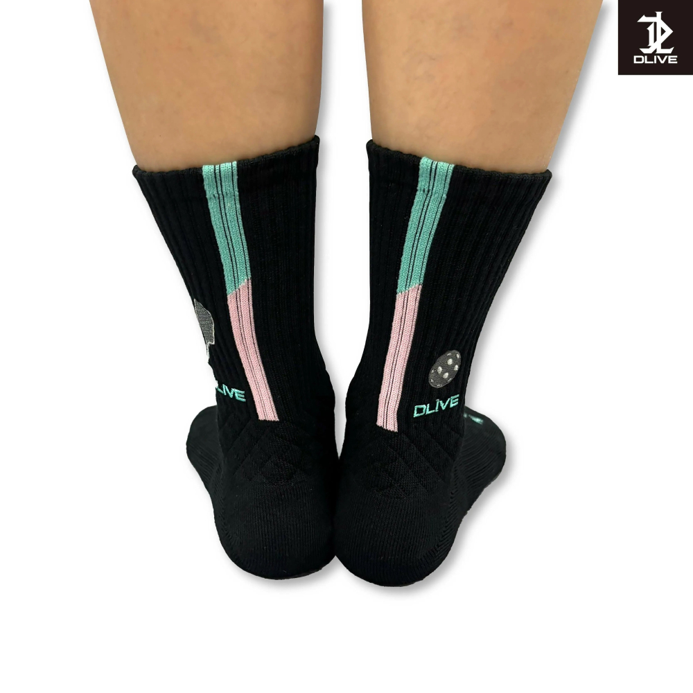 【唯羽生活】DLIVE X Footer - 獨家聯名 匹克球襪 風馳領域 DL02 運動襪 襪子-細節圖7