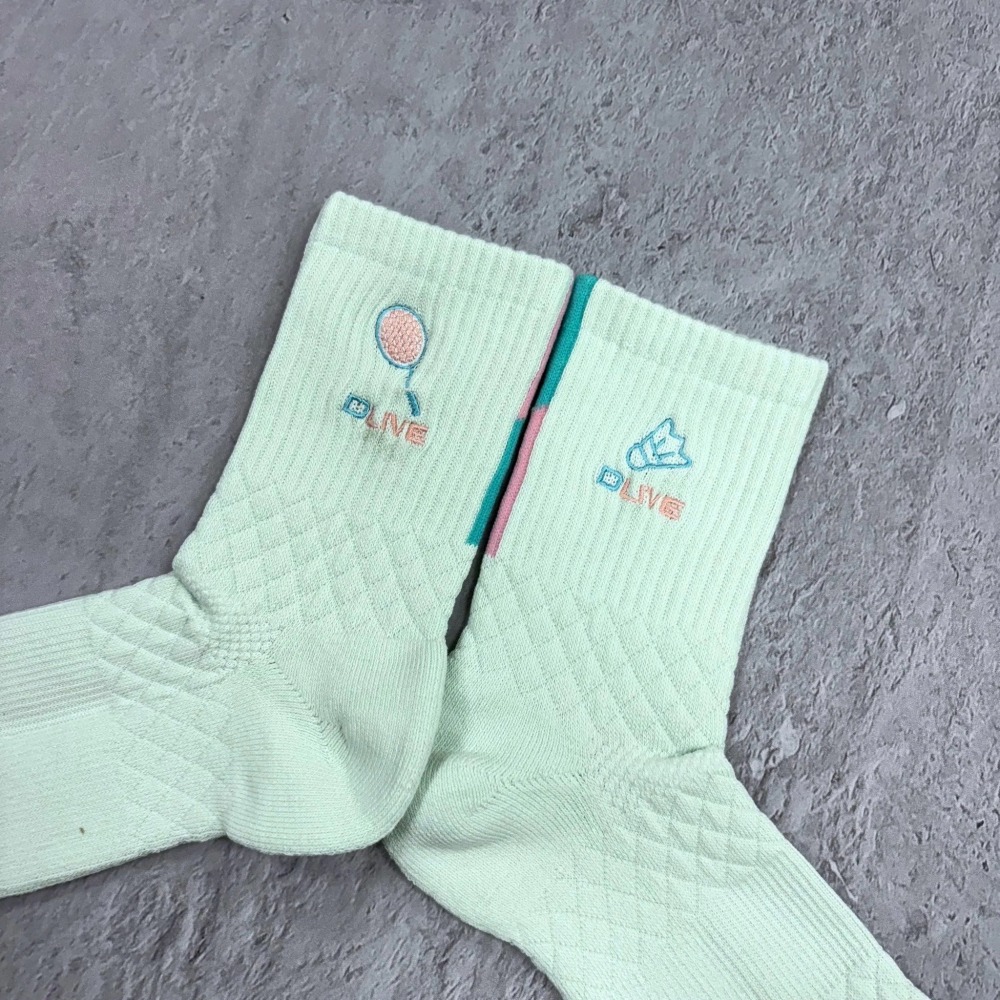 【唯羽生活】DLIVE X Footer - 聯名羽球1/2襪 極速領域 DL04 羽球襪 運動襪 襪子-細節圖8
