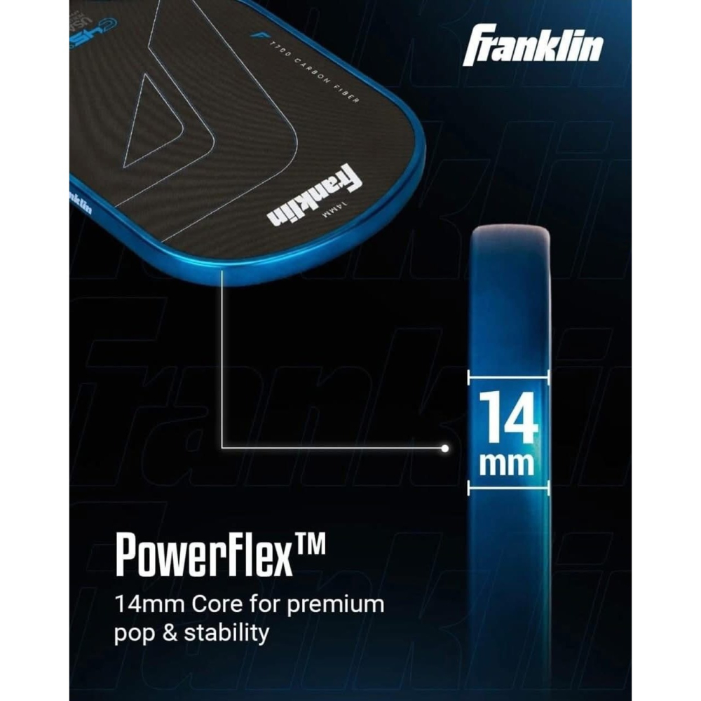 【唯羽生活】 富蘭克林 【Franklin】 C45°  Carbon 45  匹克球拍 14mm 匹克拍 美國協會認證-細節圖4