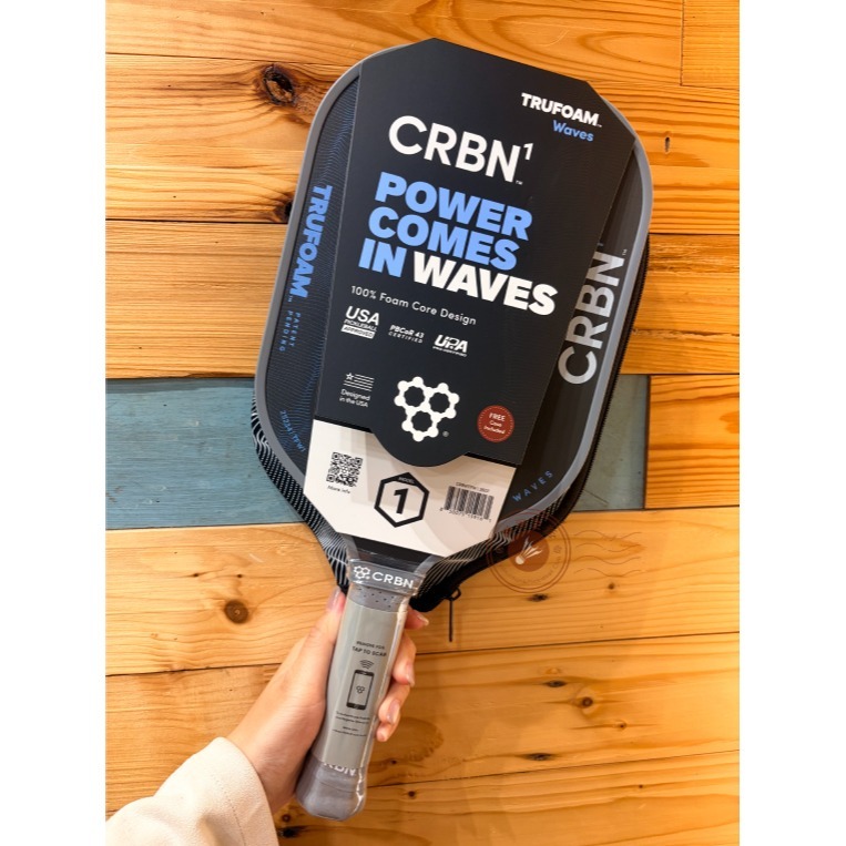【唯羽生活】【CRBN】TruFoam Waves 匹克球拍 匹克拍 美國協會雙認證-細節圖2