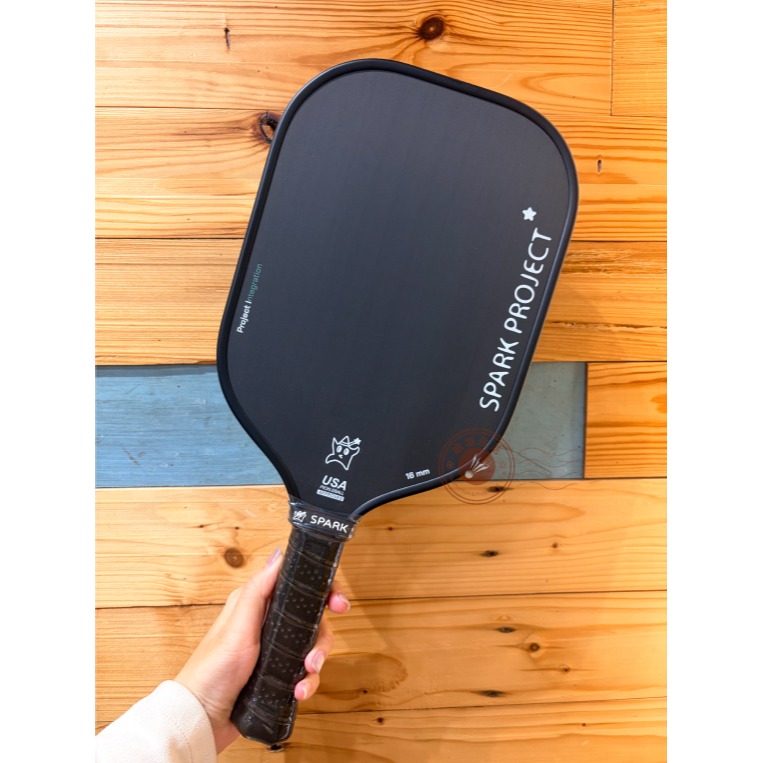 【唯羽生活】SPARK 小火花 Project I 碳纖維匹克球拍 中級玩家 匹克球拍 Pickleball 贈拍套-細節圖3