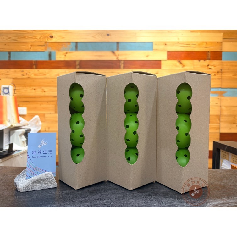 【唯羽生活】SPARK 小火花 室外 匹克球 40孔 PROJECT 100 專業匹克球 美國協會認證 三入裝-細節圖2