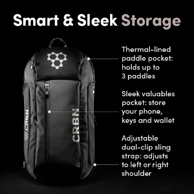 【唯羽生活】【CRBN】Pro Team Sling Bag 斜背包 匹克球拍袋 匹克拍 背包-細節圖4