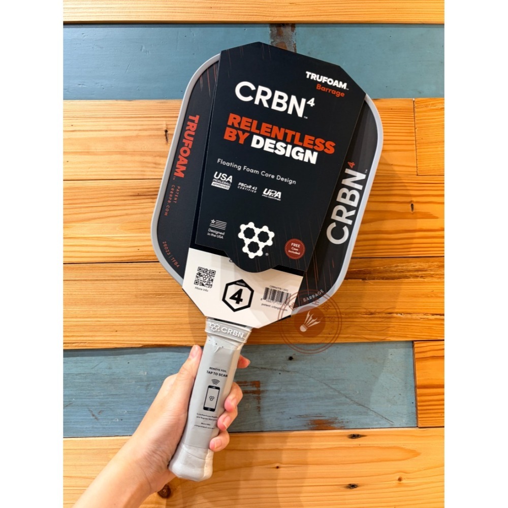 【唯羽生活】【CRBN】TruFoam Barrage 匹克球拍 匹克拍 美國協會雙認證-細節圖9