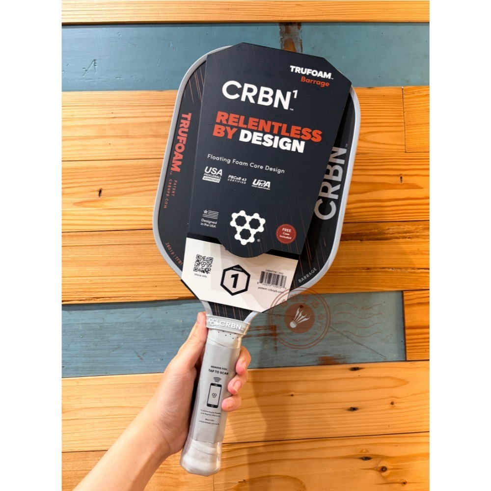 【唯羽生活】【CRBN】TruFoam Barrage 匹克球拍 匹克拍 美國協會雙認證-規格圖10