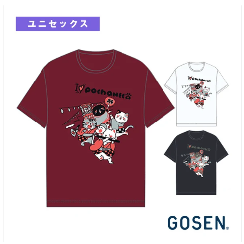 【唯羽生活】GOSEN 高神 2026 貓咪 祭典 T恤 NT2604 羽球 運動 短袖 短T-細節圖2