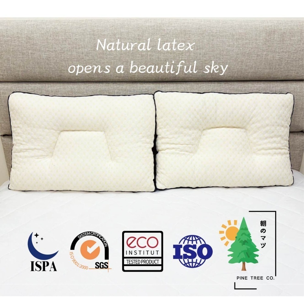 天然乳膠枕 泰國原料 人體工學枕 防螨抗菌枕頭 枕芯 彈力支撐 現貨供應-細節圖7