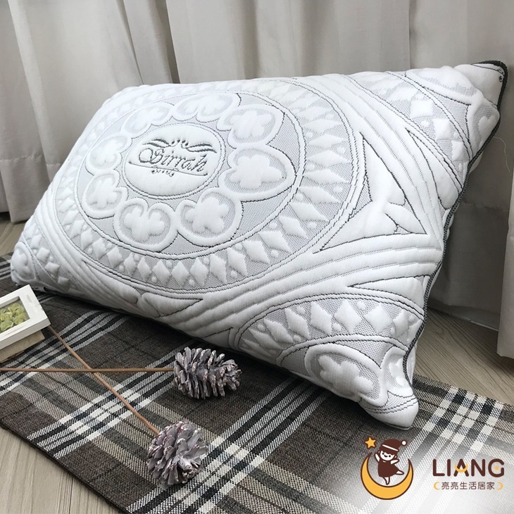 圖騰天絲竹炭枕 偏高枕18公分 中高枕 助睡眠 不塌陷 不變形枕心 好睡枕頭 飯店枕頭 民宿枕頭-細節圖6