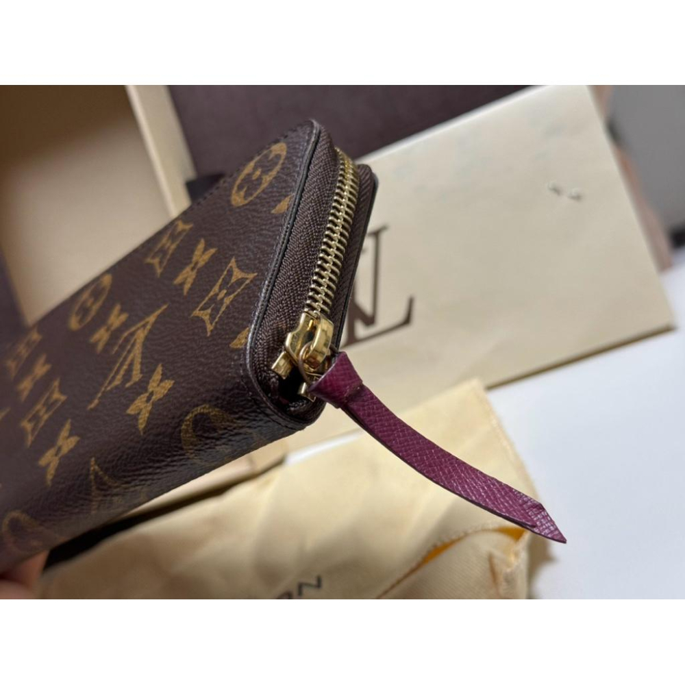 （9成新有購証）LV Clémence M60742錢包 長夾 有盒有防塵袋-細節圖3