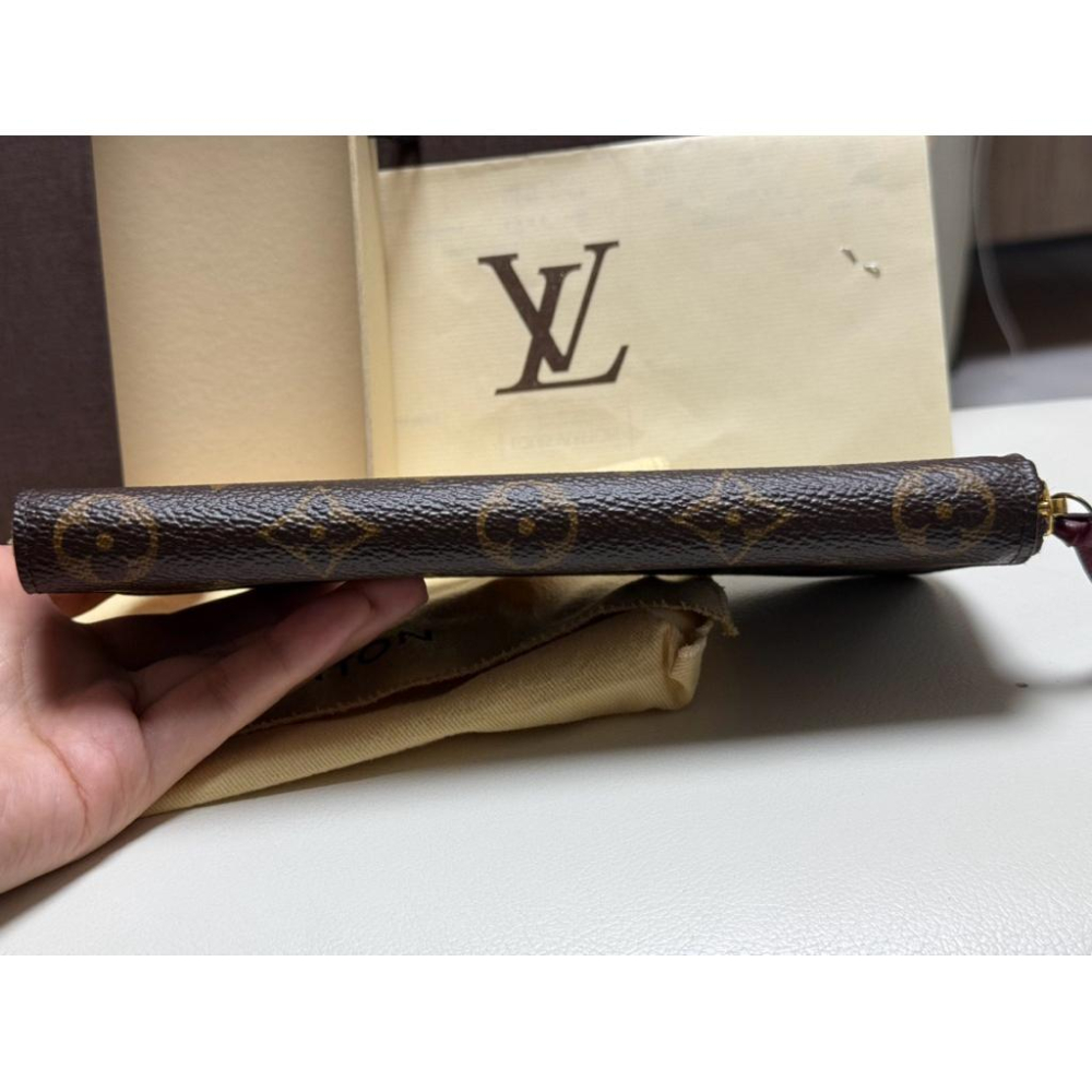（9成新有購証）LV Clémence M60742錢包 長夾 有盒有防塵袋-細節圖4