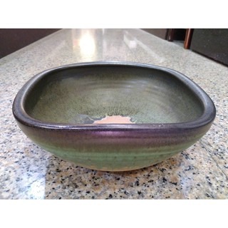 【娟兒藝品】綠方形手盆陶瓷器✔物品槽✔展示✔藝術品✔洗手台-細節圖2