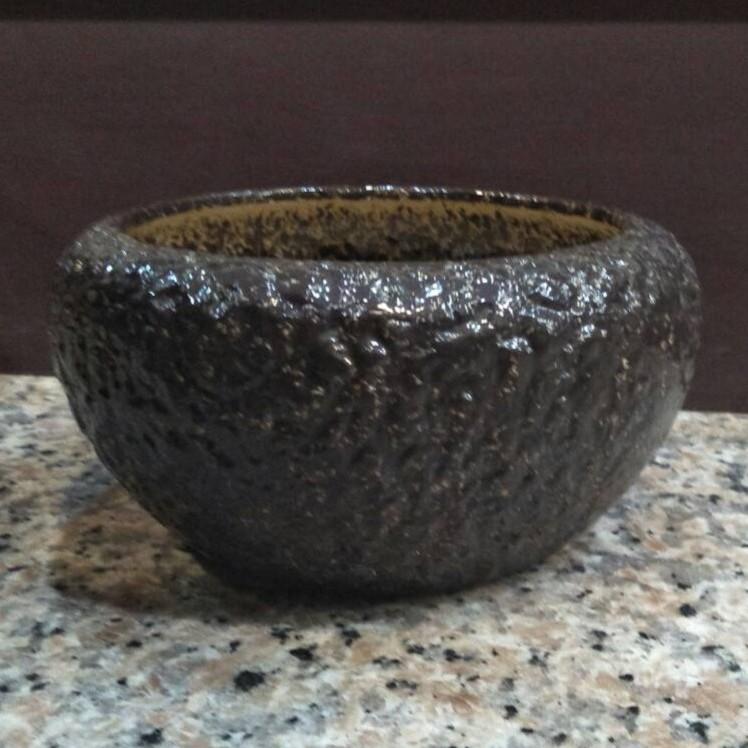 【娟兒藝品】圓型造型陶瓷花器✔物品槽✔展示✔藝術品-細節圖6