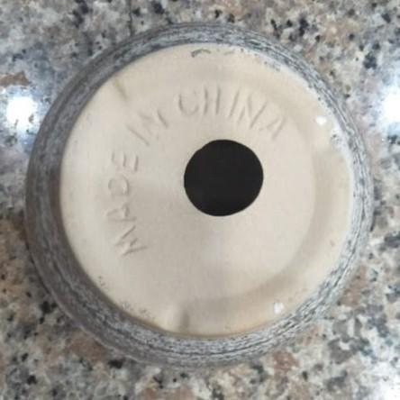 【娟兒藝品】灰白型造型陶瓷花器✔物品槽✔展示✔藝術品-細節圖4