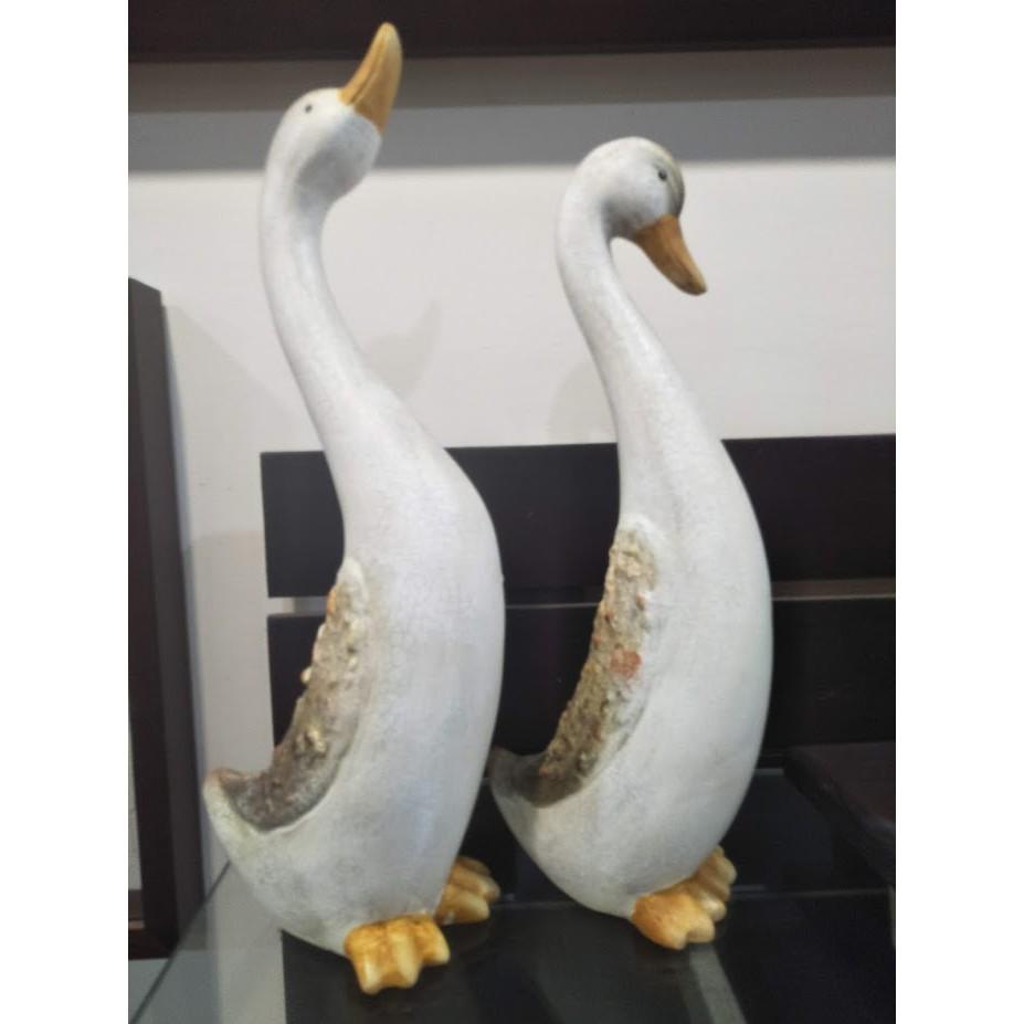 【娟兒藝品】陶瓷雙鴨 ✔吉祥物✔展示✔藝術品-細節圖2