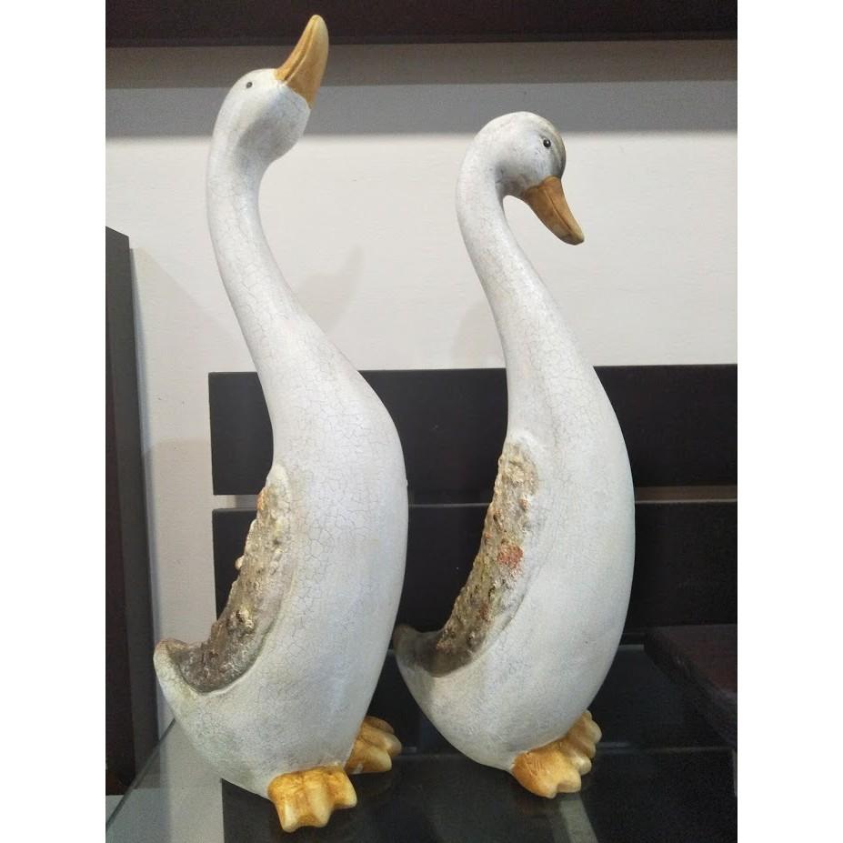 【娟兒藝品】陶瓷雙鴨 ✔吉祥物✔展示✔藝術品-細節圖3